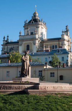 Lviv şehrindeki St. Yura Katedrali.