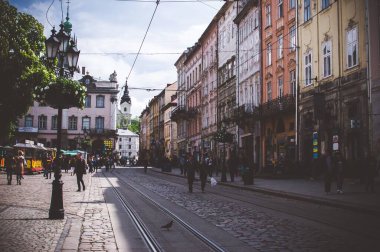 Lviv şehrindeki Rynok Meydanı