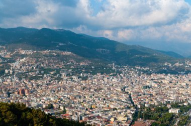 Alanya şehrinin panoramik görüntüsü