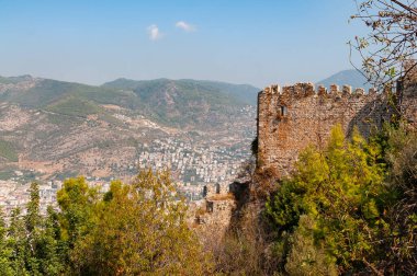 Türkiye 'deki Ortaçağ Alanya kalesinin kalıntıları