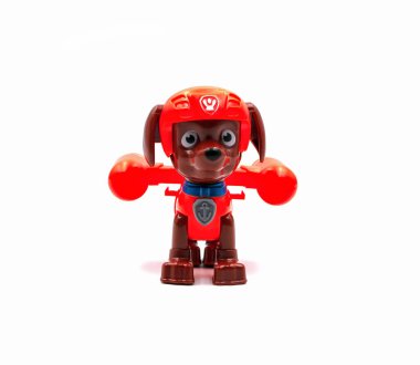 Çizgi film Pati Devriyesi 'nden oyuncak köpek Zuma.