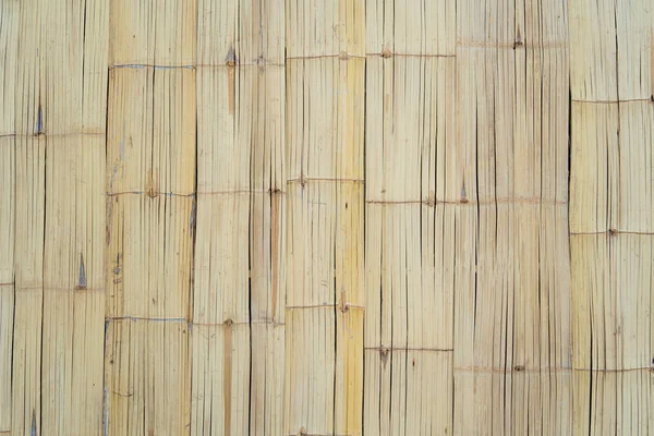 Ogrodzenie Bambusowe Teksturze Drewna Tle — Zdjęcie stockowe