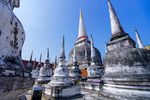 Wat Phra Mahathat Woramahawihan Nakhon Thammarat Famous Temple Thailand — Stock Photo, Image