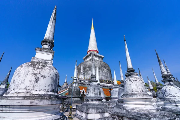 ワットプラMahathat Woramahwihan Nakhon Thammarat 有名な寺院タイ — ストック写真