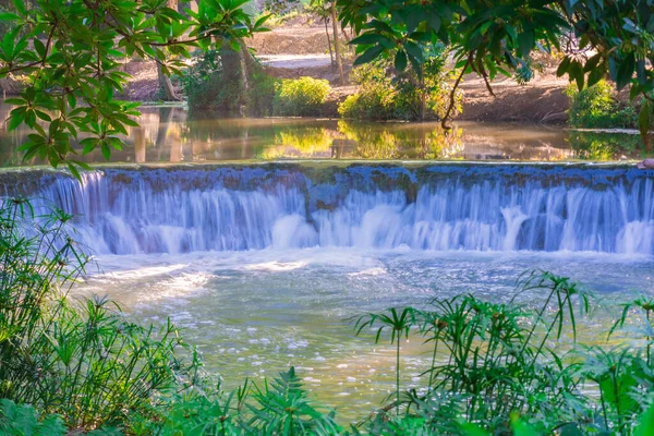 Waterfall Rain Forest Chet Sao Noi Waterfall National Park — Stock Photo, Image