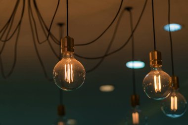 İç mimari için güzel Vintage Aydınlatma Dekorasyonu.