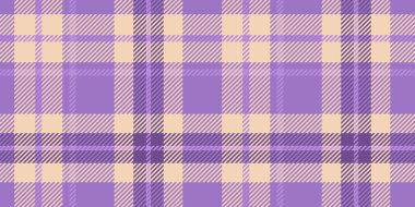 Mor ve lavanta tonlarında, soluk sarı aksanlı kusursuz tartan motifler. Damalı tasarım, geleneksel ve şık bir kumaş görünümü sağlayan kesişen çizgiler ve karelerden oluşur.