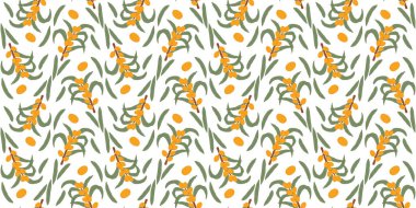 Denizin dikenli dalları ve böğürtlenleriyle kusursuz desen, sağlıklı yiyecekler, doğal malzemeler ve sonbahar temalarını temsil etmek için mükemmel.