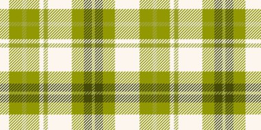 Yeşil ve beyaz tonlarında klasik ekose desenli kusursuz desen. Kalıp kesişen çizgiler ve kareler içeriyor, geleneksel bir tartan görünümü yaratıyor.. 