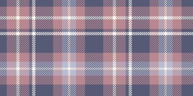 Mavi ve Pembe tonlarda Klasik Kusursuz Ekose Desenli Çapraz Çizgili ve Çizgili Kumaş, Tekstil ve Dijital Tasarım İçin Mükemmel