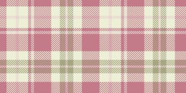 Yumuşak, toprak renkte, bej, açık pembe ve zeytin yeşili renklerde kusursuz geleneksel tartan deseni..