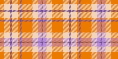 Kusursuz Turuncu ve Mor Ekose desenli Klasik Moda, Ev Tekstil Tasarımı ve Canlı Dekoratif Arkaplanı