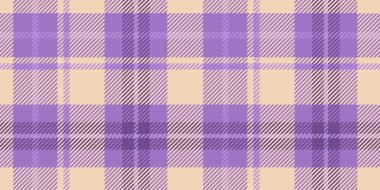 Kusursuz mor ve bej renkli ekose desenli, köşegen çizgileri olan, tekstil, moda ve zarif tasarım arka planlarına uygun..