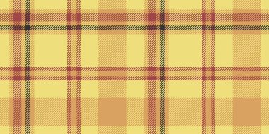Sarı ve Kırmızı Ekose desenli, Sonbahar Renkleri ile Kusursuz Tartan Damalı Tasarım Tekstil, Duvar Kağıdı, Moda ve Mevsimlik Dekorasyon İçin İdeal