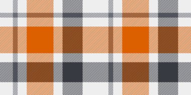 Kalın Turuncu ve Gri Kareli Kalıp, Modern Tartan Moda, Kumaş, Tekstil, Döşeme, Dijital Arkaplan ve Ev Dekorasyonu Tasarımı