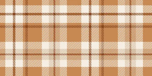 Kusursuz kahverengi, bej ve çapraz çizgili çizgili ekose desenli. Arkaplan ve yazdırma için Geometrik tekstil tasarımı.