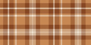 Tertemiz kahverengi ve bej renkli ekose desenli, sıcak tonlarda ve çapraz aksanlı, tekstil, sonbahar temaları ve kırsal dekorlar için mükemmel.