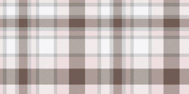 Yumuşak gri ve kahverengi tonlarda, kare ve çizgilerin çapraz geometrik dizaynı ile hassas bir tartan deseni, tekstil ve dekor için ideal sofistike ve az tanımlanmış bir stil yaratıyor..