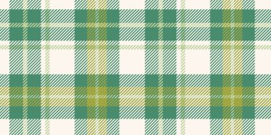 Tekstil, Moda ve Dekoratif Arkaplan Dekoratif Tasarımında Sarı Aksanlı Klasik Yeşil ve Krem Kalıbı