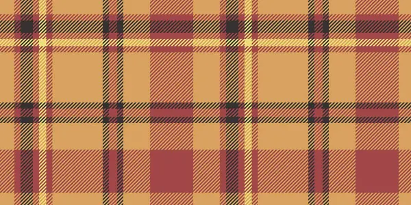 Kalın Geometrik Tasarımda Siyah Aksanlı Kusursuz Sarı ve Kırmızı Tartan Kalıpları