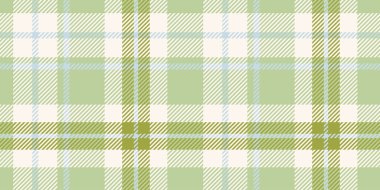 Kusursuz açık yeşil, bej ve çapraz çizgili çizgili açık mavi ekose desenli. Arkaplan ve yazdırma için Geometrik tekstil tasarımı