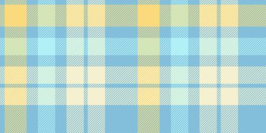 Yumuşak mavi ve sarı tonlarda yumuşak ekose desenli, ince beyaz aksanlarla tamamlanmış. Hafif ve neşeli estetik, uygulamalar için mükemmel tekstil, iç dekorasyon, ambalaj kağıdı veya dijital arka plan.