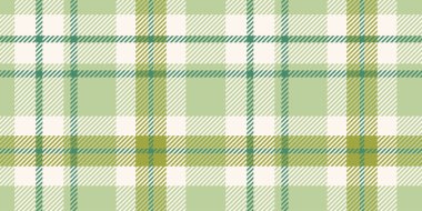 Açık Yeşil ve Beyaz Ekose desenli, Kusursuz Tartan Damalı Tasarım Tekstil, Duvar kağıtları, Moda ve Ev Dekorasyonu İçin Mükemmel