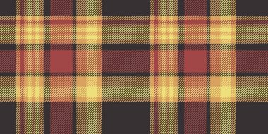 Sarı, Kırmızı ve Siyah Ekose desenli, Kalın Sonbahar Renkli Kusursuz Tartan Damalı Tasarım Tekstil, Moda, Duvar Kağıdı ve Rustik Dekor