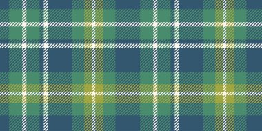 Sarı ve beyaz aksanlı, mavi ve yeşil tonlarda, kusursuz bir ekose desenli. Dokuma dokusuyla, bu tasarım tekstil, dijital arka plan veya yaratıcı moda projeleri için mükemmeldir..