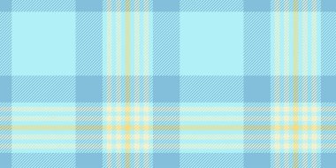 Parlak mavi ve sarı ekose desenli ve parlak çizgileri var.