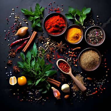 Geleneğin Tadı: Renkli Bitkiler ve Lezzetli Yemekler İçin Baharatlar