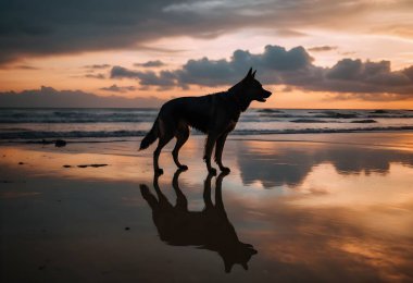 Sunset Stroll: Köpekler ve Sahil Kenarı Maceraları