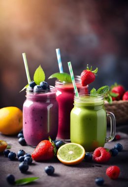 Sağlıklı Karışık Meyve Smoothie ile Sakinleş