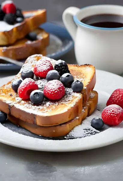 Stock image Berrylicious Breakfast Ideas: Strawberries, Raspberries, and Blueberries Galore