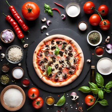 Otantik İtalyan Pizzası Malzemeleri: Bir Kırsal Mutfak Yayılımı