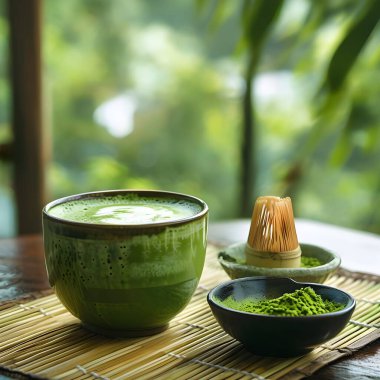 Matcha Sanatı: Geleneksel Araçlarla Köpüklü Latte