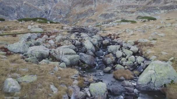 Drohnenpanorama Der Sieben Rila Seen Bulgarien Wandertag Auf Dem Rila — Stockvideo