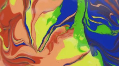 abstract acrylic art liquid background colorful. High quality 4k footage