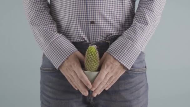 Prostate Health Conception Studio Look Understanding Prostate Problems Men High — Stockvideo