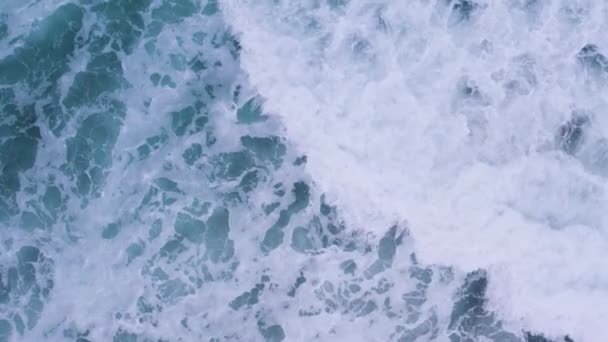 Καταπραϋντική Ocean Waves Αυτό Απόθεμα Βίντεο Δείχνει Την Ομορφιά Και — Αρχείο Βίντεο