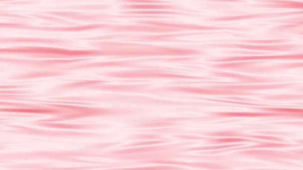 Жидкий Узор Розовых Волн Белом Фоне Напоминающий Воду Оттенках Пурпурного — стоковое видео
