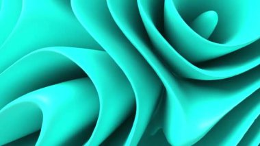 Teal Mavi Dalga Görsel Desen Döngüsü tatmin ediliyor. Bu 3D Motion Design başyapıtı kusursuz bir döngü hareketi sunuyor, büyüleyici bir duvar kağıdı ya da VJ arkaplanı yaratarak sizi