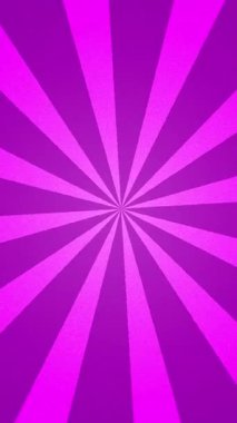 Kusursuz Mor Güneş Işığı Çizgili Animasyon Retro Arka plan Dikey. Yüksek kalite 4k görüntü