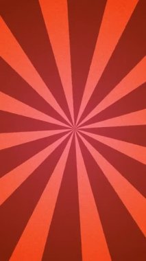 Dinamik ve renkli turuncu bir retro güneş patlaması çizgileri kusursuz bir döngü içinde. Video içeriği, hareket grafikleri ve nostaljik temalı tasarımlar için ideal.