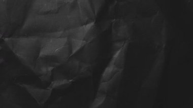 Kırışmış siyah kağıt, klasik tasarım ve desenli arka planlar için mükemmel.