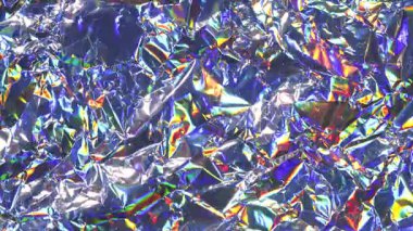 Buruşmuş dokusu olan holografik folyonun soyut görüntüsü dur hareketiyle canlandırılır. Renkleri ve röfleleri değiştirmek rüya etkisi yaratır.