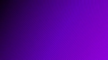 Yumuşak dalgalar, noktalı daireler ve akıcı geometrik çizgiler ile zarif mor gradyan lüks, teknoloji veya yaratıcı dijital tasarımlar için idealdir..