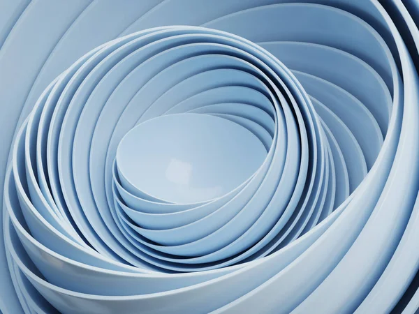 Abstract Geometry Blue Background, Motion geometry,  3d illustration.