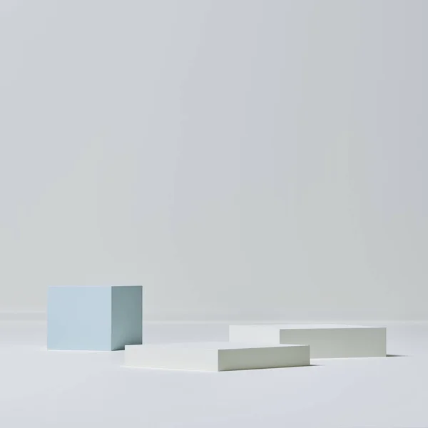 Mock up minimalism abstract podium for product presentation, 3d illustration.