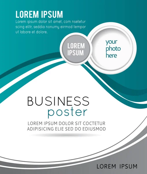 Κομψή Παρουσίαση Της Επιχειρηματικής Αφίσας Εξώφυλλο Περιοδικού Σχέδιο Διάταξης Πρότυπο — Διανυσματικό Αρχείο